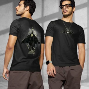 Men's Black Adam Graphic Printed T-shirt