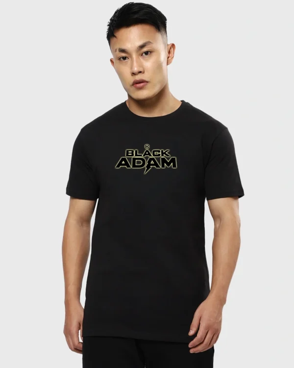 Men's Black Adam Graphic Printed T-shirt - Image 2